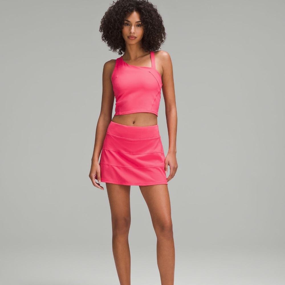 Lululemon Hot Pink Pace Revival Skirt Long